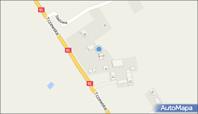 Kolnik, Tczewska, 5, mapa Kolnik