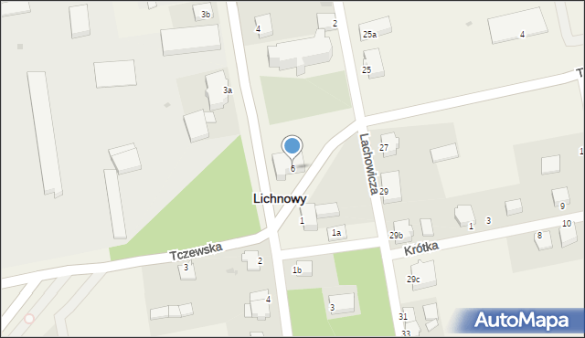 Lichnowy, Tczewska, 6, mapa Lichnowy