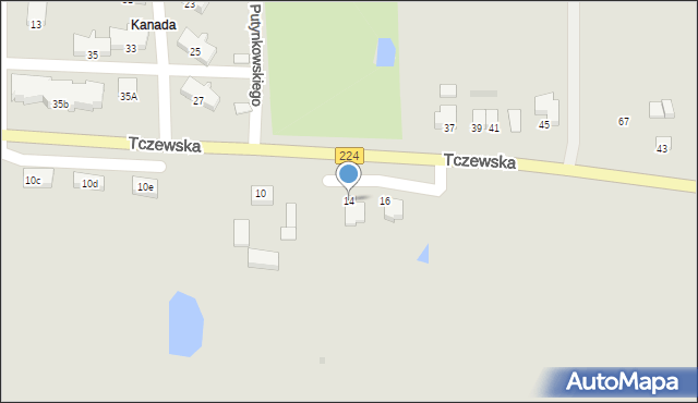 Skarszewy, Tczewska, 14, mapa Skarszewy