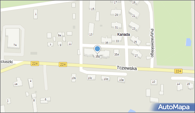 Skarszewy, Tczewska, 35b, mapa Skarszewy