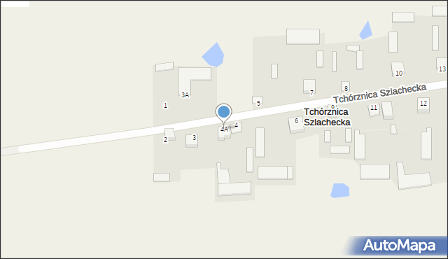 Tchórznica Szlachecka, Tchórznica Szlachecka, 4A, mapa Tchórznica Szlachecka