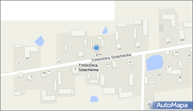 Tchórznica Szlachecka, Tchórznica Szlachecka, 8, mapa Tchórznica Szlachecka