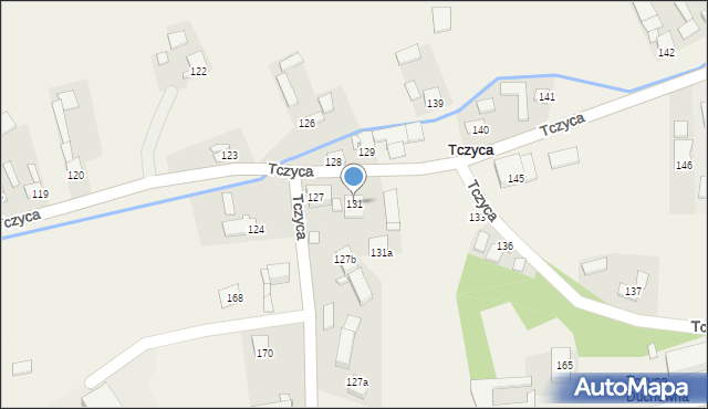 Tczyca, Tczyca, 131, mapa Tczyca