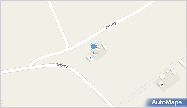 Tczyca, Tczyca, 21a, mapa Tczyca