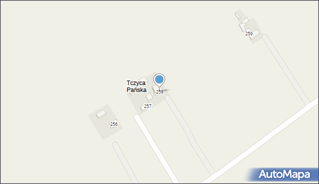 Tczyca, Tczyca, 258, mapa Tczyca