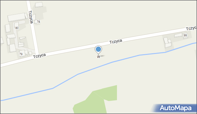 Tczyca, Tczyca, 98, mapa Tczyca