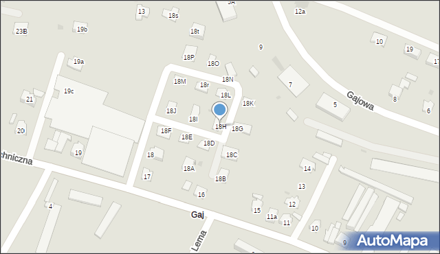 Boguchwała, Techniczna, 18H, mapa Boguchwała