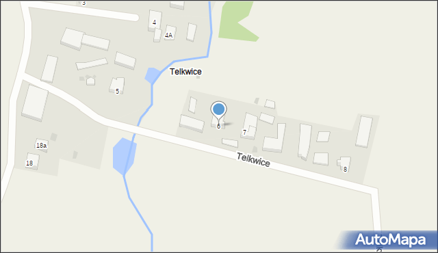 Bukowo, Telkwice, 6, mapa Bukowo