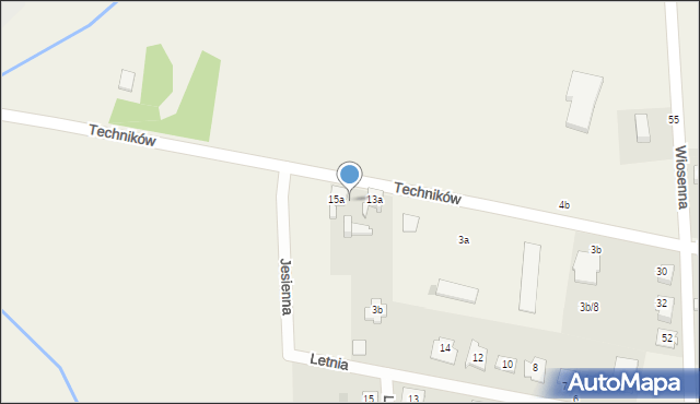 Chełm Śląski, Techników, 5, mapa Chełm Śląski