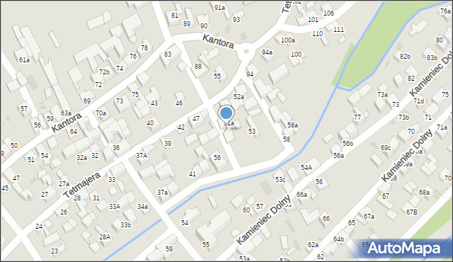 Czarny Dunajec, Tetmajera, 51b, mapa Czarny Dunajec