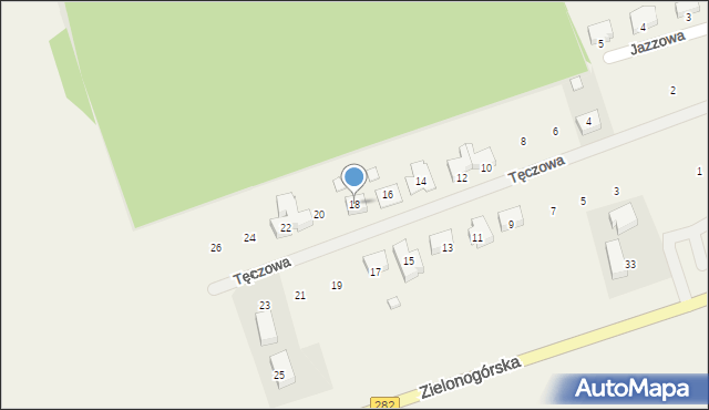 Droszków, Tęczowa, 18, mapa Droszków