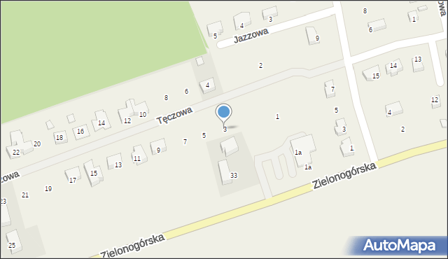 Droszków, Tęczowa, 3, mapa Droszków