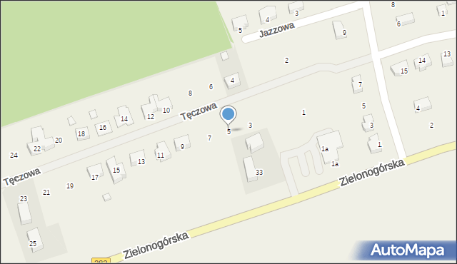 Droszków, Tęczowa, 5, mapa Droszków