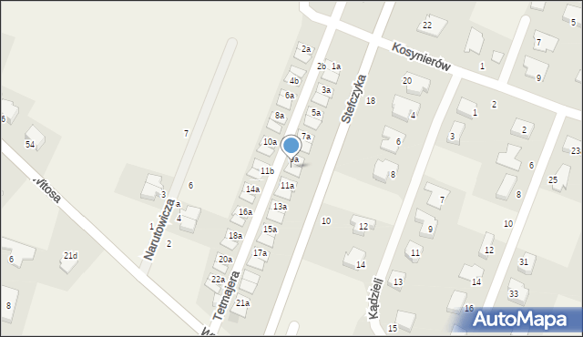 Kobylnica, Tetmajera Włodzimierza, 9b, mapa Kobylnica