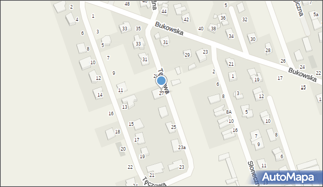 Konarzewo, Tęczowa, 27, mapa Konarzewo