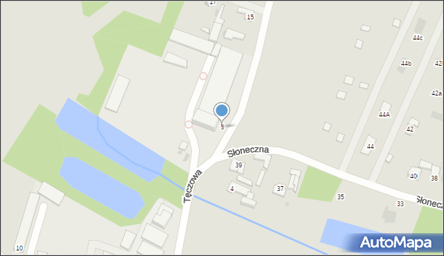 Nasielsk, Tęczowa, 3, mapa Nasielsk