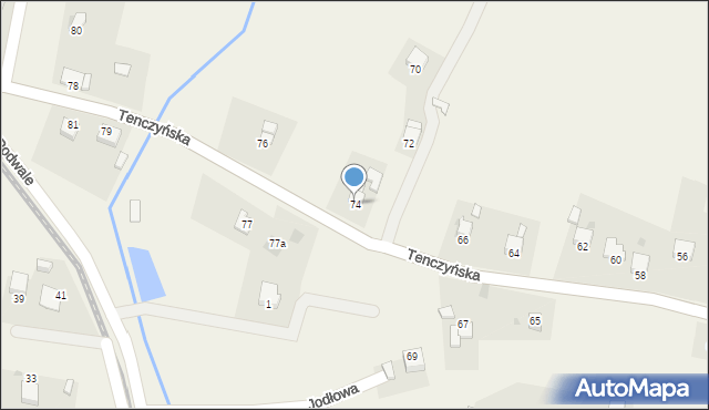 Nieporaz, Tenczyńska, 74, mapa Nieporaz