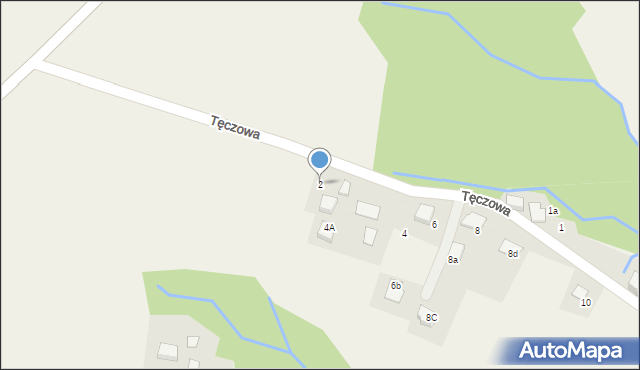 Pisarzowice, Tęczowa, 2, mapa Pisarzowice