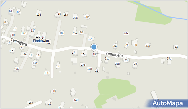 Rabka-Zdrój, Tetmajera, 19, mapa Rabka-Zdrój