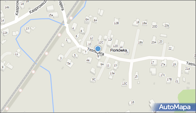 Rabka-Zdrój, Tetmajera, 9, mapa Rabka-Zdrój