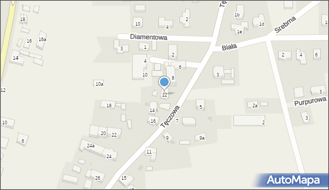 Ruszowice, Tęczowa, 12, mapa Ruszowice