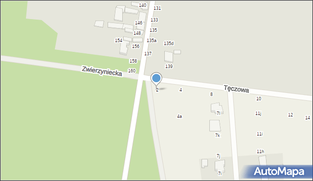 Swolszewice Małe, Tęczowa, 2, mapa Swolszewice Małe