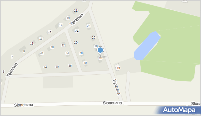 Szembekowo, Tęczowa, 16, mapa Szembekowo