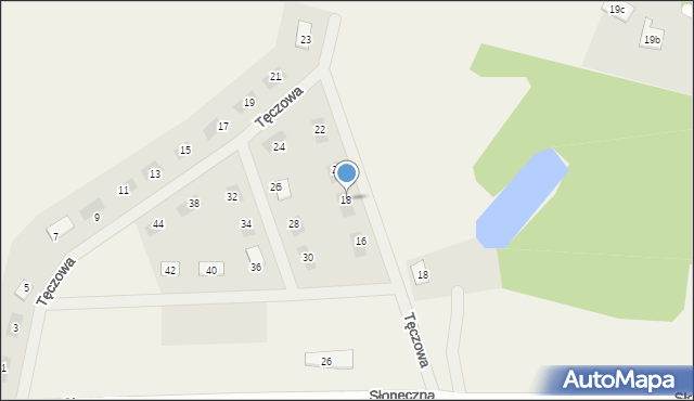 Szembekowo, Tęczowa, 18, mapa Szembekowo