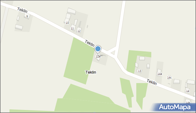 Teklin, Teklin, 12a, mapa Teklin