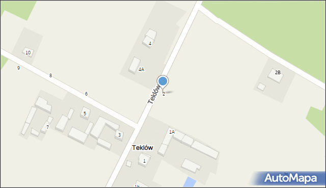 Teklów, Teklów, 2, mapa Teklów