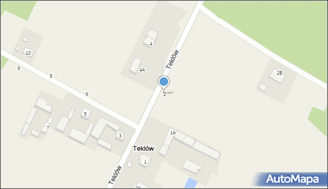 Teklów, Teklów, 2, mapa Teklów