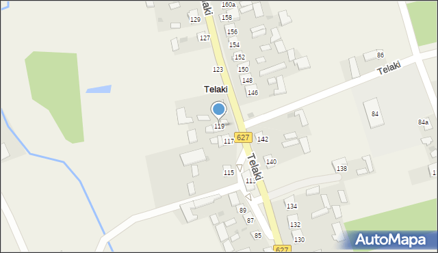 Telaki, Telaki, 119, mapa Telaki