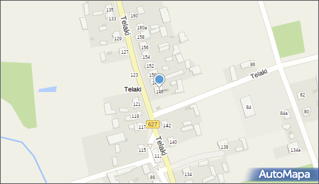 Telaki, Telaki, 146, mapa Telaki