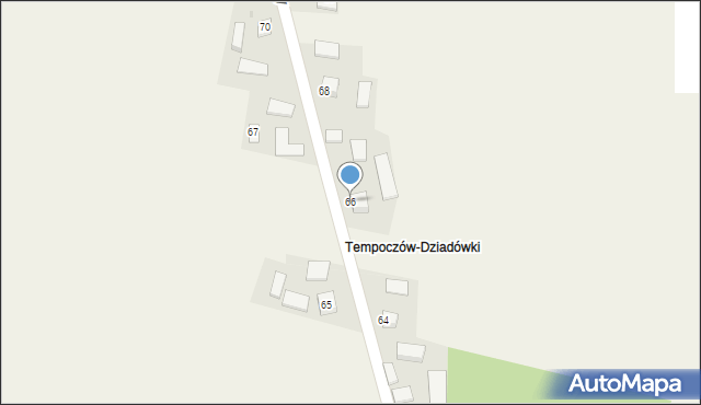 Tempoczów-Rędziny, Tempoczów-Rędziny, 66, mapa Tempoczów-Rędziny