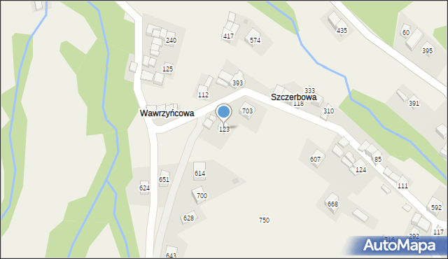 Tenczyn, Tenczyn, 123, mapa Tenczyn