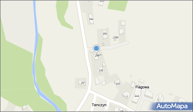 Tenczyn, Tenczyn, 196, mapa Tenczyn