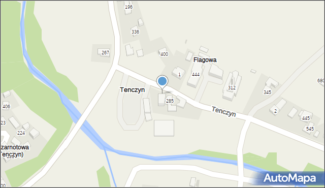 Tenczyn, Tenczyn, 388, mapa Tenczyn