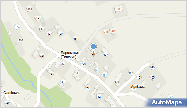 Tenczyn, Tenczyn, 49, mapa Tenczyn