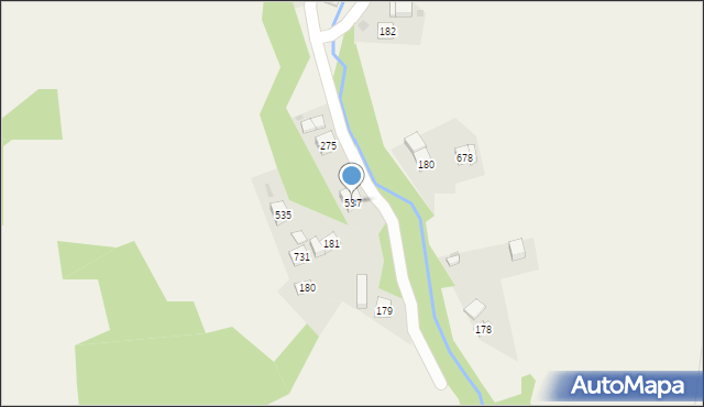 Tenczyn, Tenczyn, 537, mapa Tenczyn