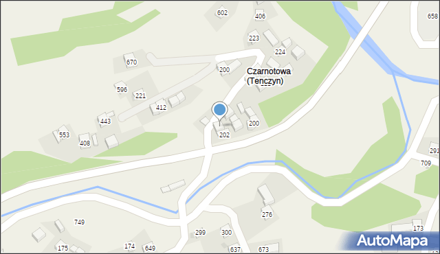 Tenczyn, Tenczyn, 539, mapa Tenczyn