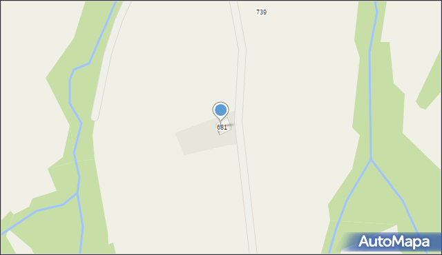 Tenczyn, Tenczyn, 681, mapa Tenczyn