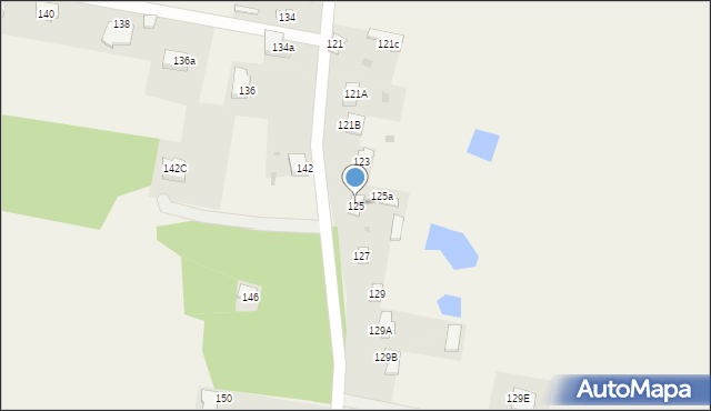 Teodorów, Teodorów, 125, mapa Teodorów