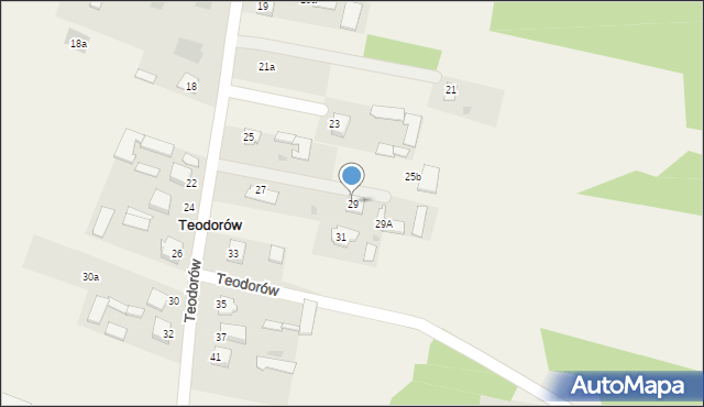 Teodorów, Teodorów, 29, mapa Teodorów