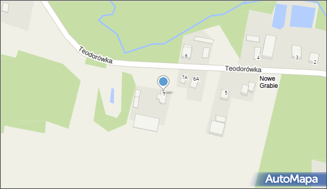 Teodorówka, Teodorówka, 7, mapa Teodorówka
