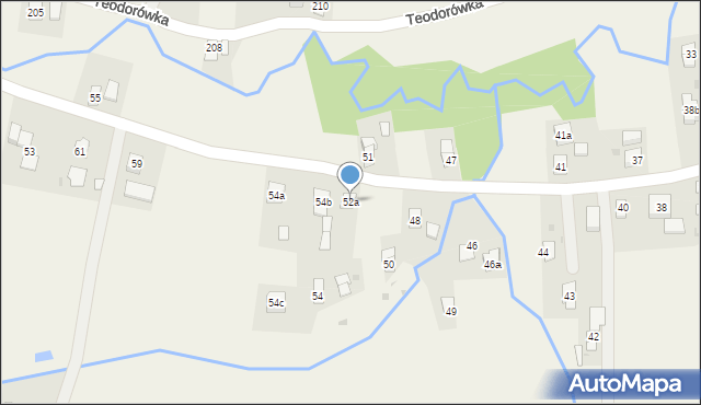 Teodorówka, Teodorówka, 52a, mapa Teodorówka