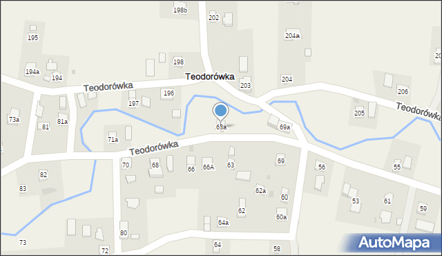 Teodorówka, Teodorówka, 63a, mapa Teodorówka