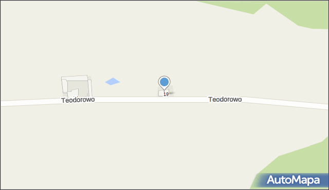 Teodorowo, Teodorowo, 6, mapa Teodorowo