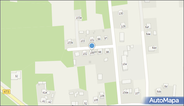 Teodory, Teodory, 100, mapa Teodory