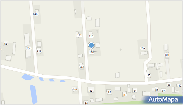 Teodory, Teodory, 110, mapa Teodory