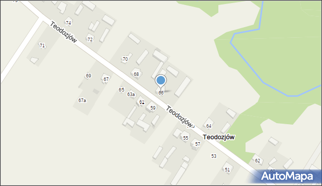 Teodozjów, Teodozjów, 66, mapa Teodozjów